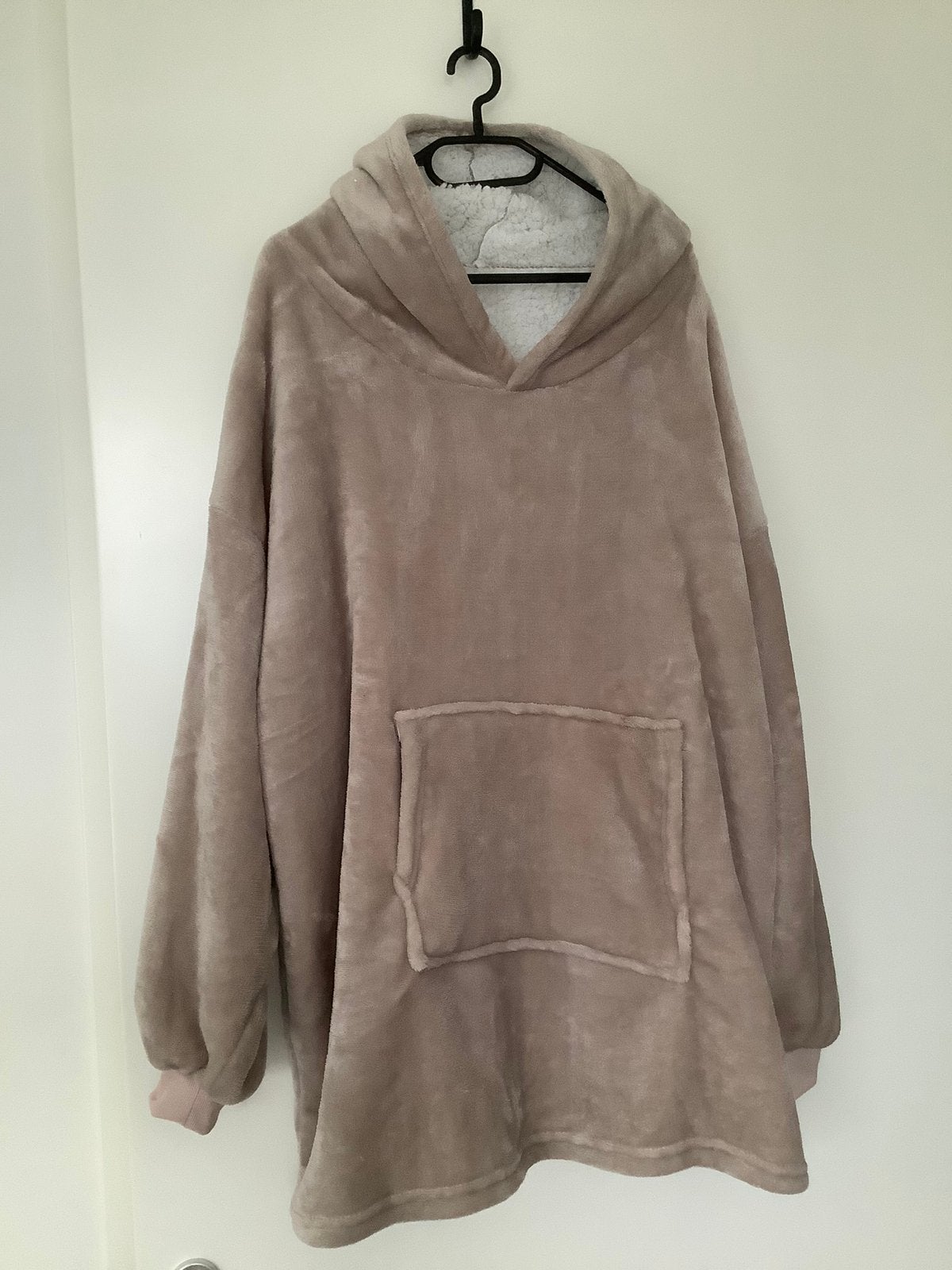 Oversized fleece hoody gevoerd  met teddystof,zie omschr, Ophalen of Verzenden, Zo goed als nieuw