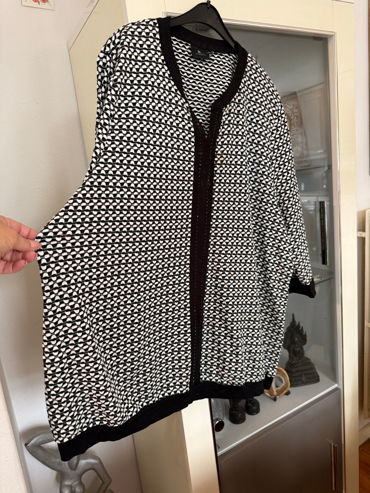 B. Brandtex Classic trui Maat 50 Zwart/Wit, Kleding | Dames, Ophalen of Verzenden, Zo goed als nieuw, Zwart, Trui of Vest