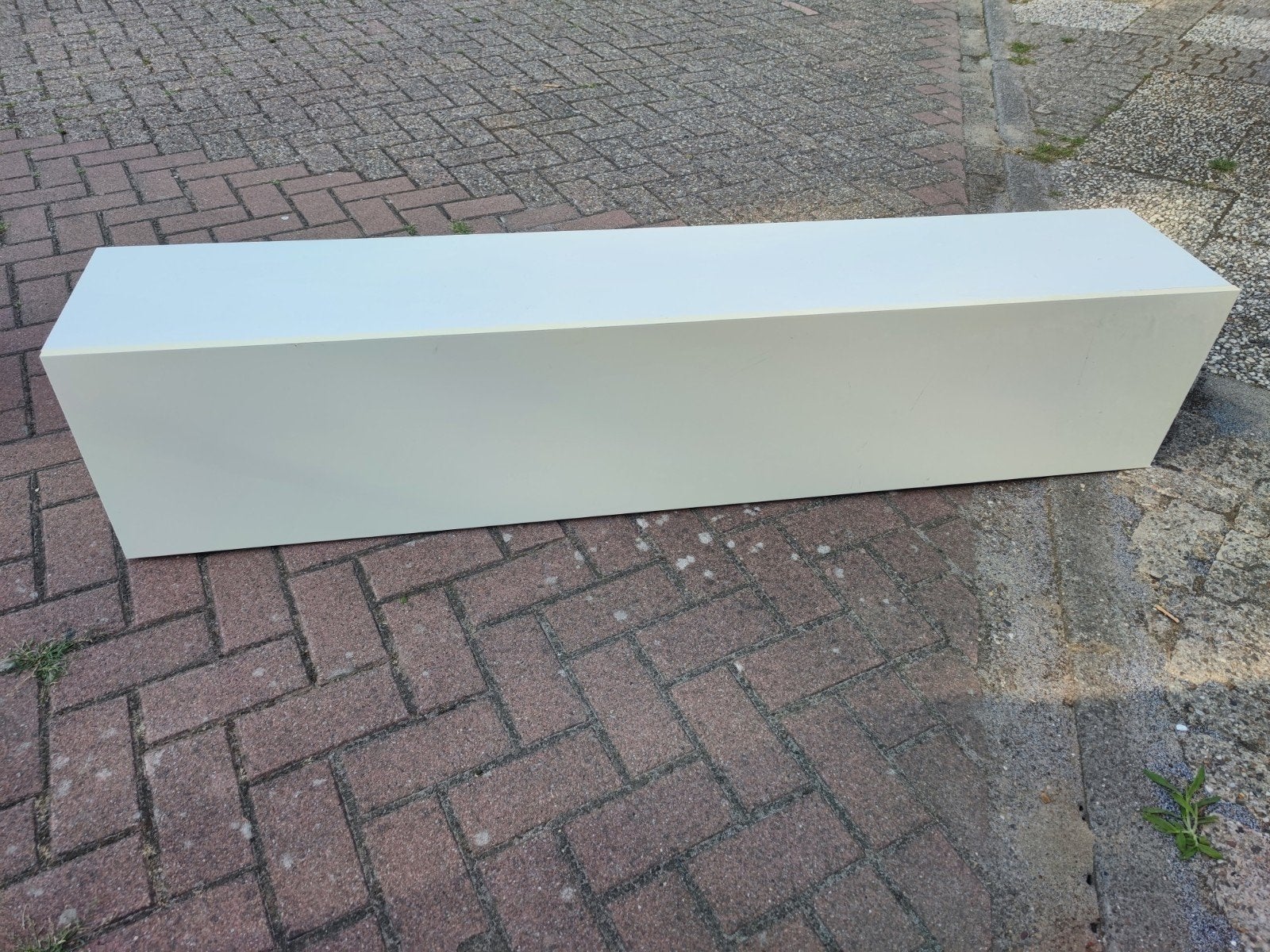 Witte wandkast/tv-meubel van TECNOS SOC. COOP. (Italië), Ophalen, Gebruikt, 150 tot 200 cm, Minder dan 100 cm
