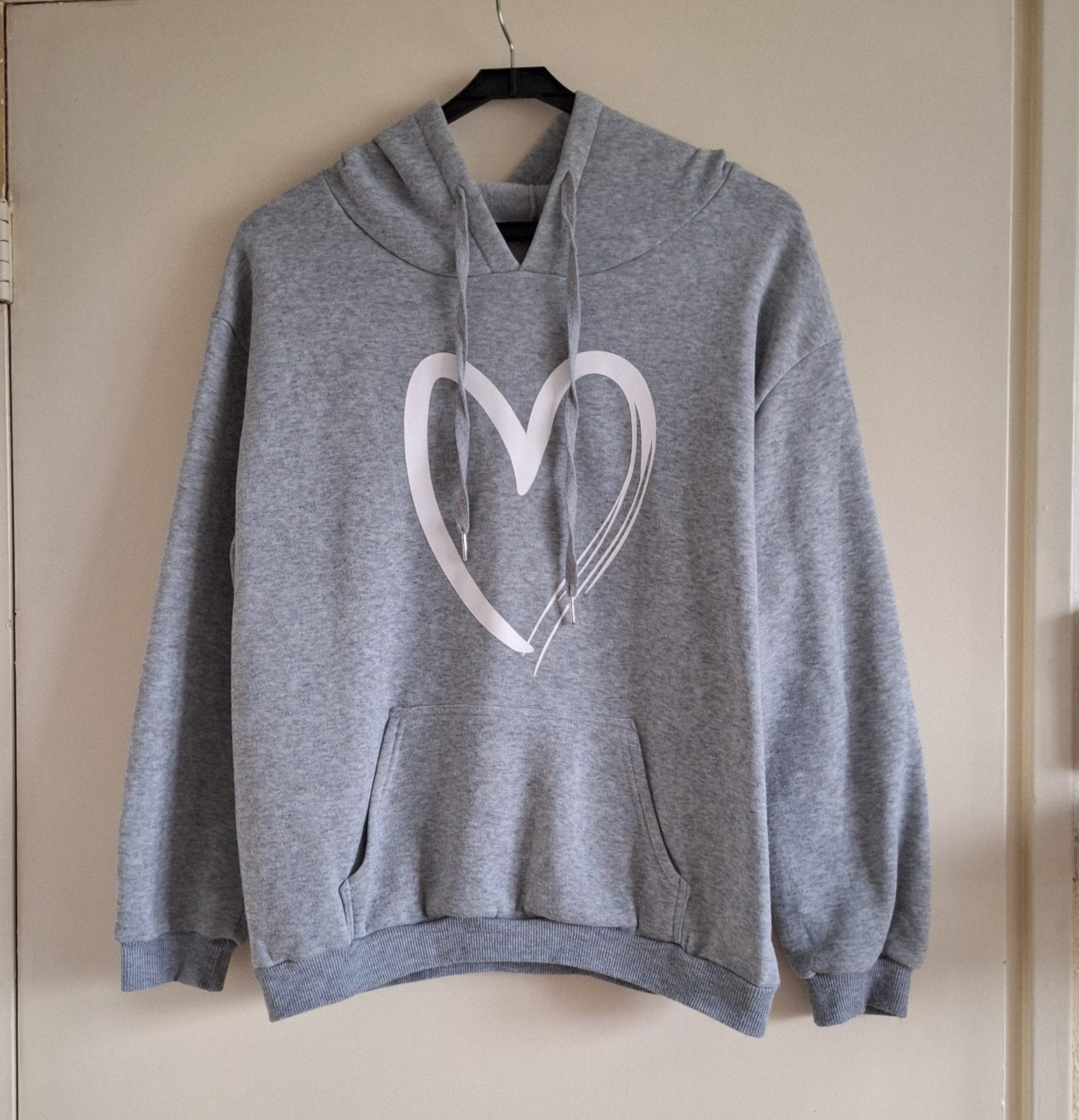 Grijze trui/hoodie maat S, Kleding | Dames, Ophalen of Verzenden, Zo goed als nieuw, Maat 36 (S), Grijs