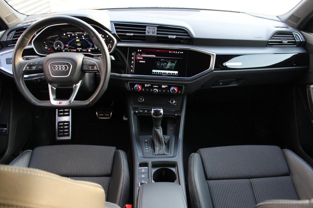 Audi Q3 Sportback 45 TFSIe | 3x S-Line | Panoramadak | SONOS, Gebruikt, 150 pk, Zwart, Plug-in hybride