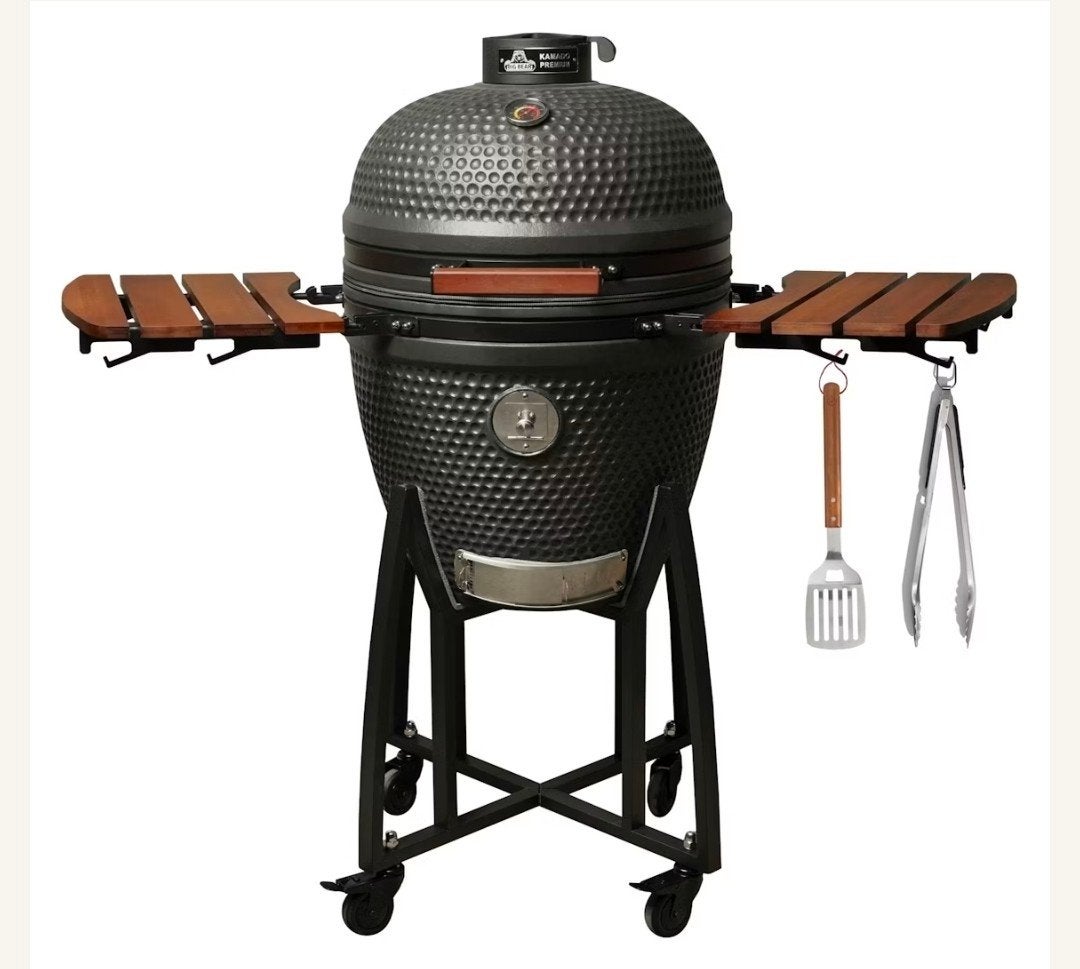 Big Bear Kamado Premium XL Black - Keramische BBQ, Ophalen, Nieuw, Big Bear Kamado