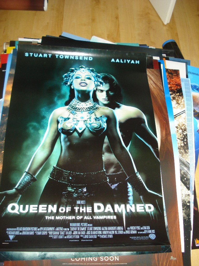Queen of the damned Filmposter, Verzamelen, Ophalen, Gebruikt, A1 t/m A3, Film en Tv