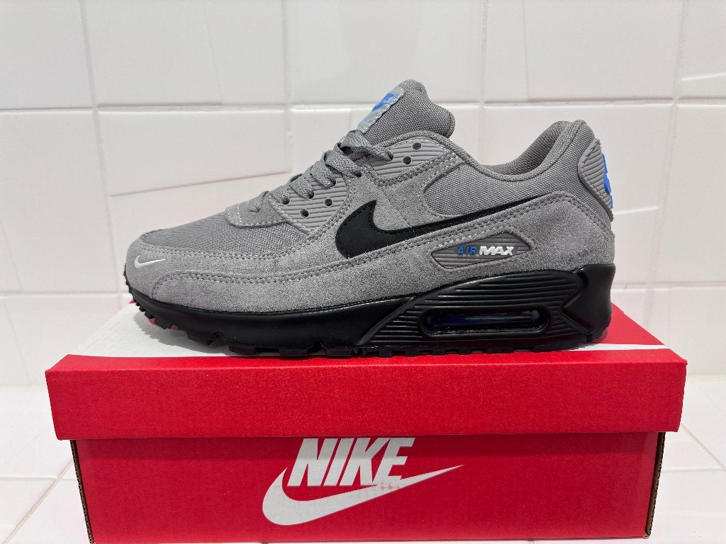 Nike air max 90 grijs-zwart mt 40, Kleding | Heren, Overige kleuren, Ophalen of Verzenden, Sneakers of Gympen, Nieuw
