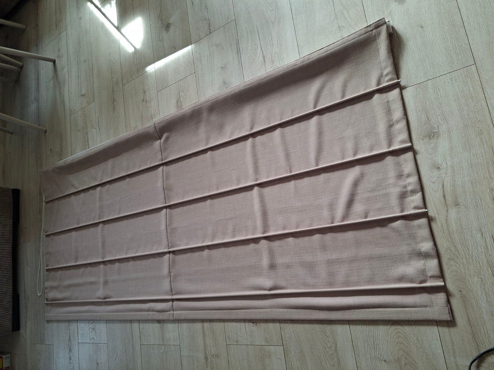 Vouwgordijn zandkleur 200x105 cm, Huis en Inrichting, Ophalen, Vouwgordijn
