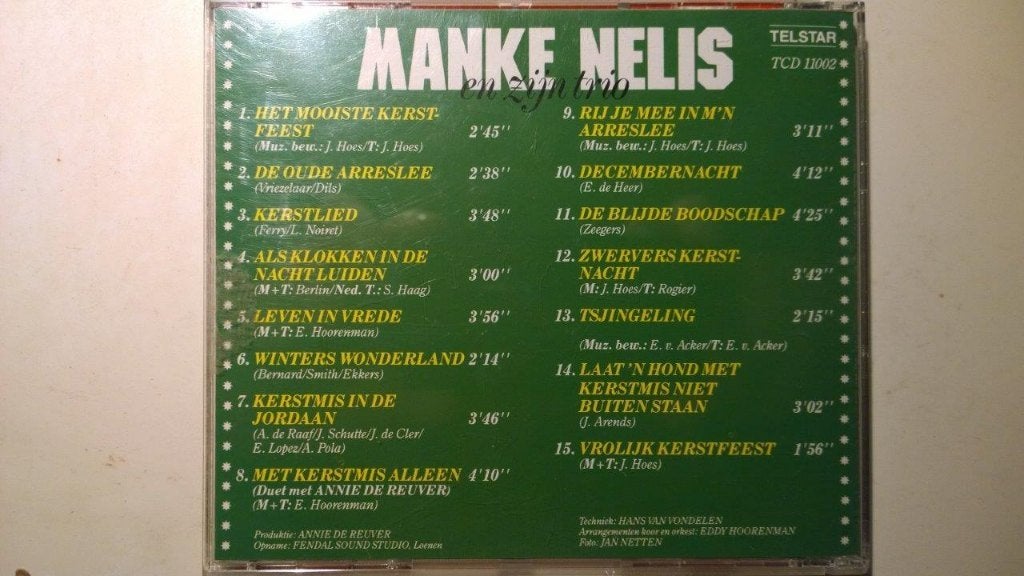 Manke Nelis En Zijn Trio - Het Mooiste Kerstfeest, Ophalen of Verzenden, Zo goed als nieuw, Kerst