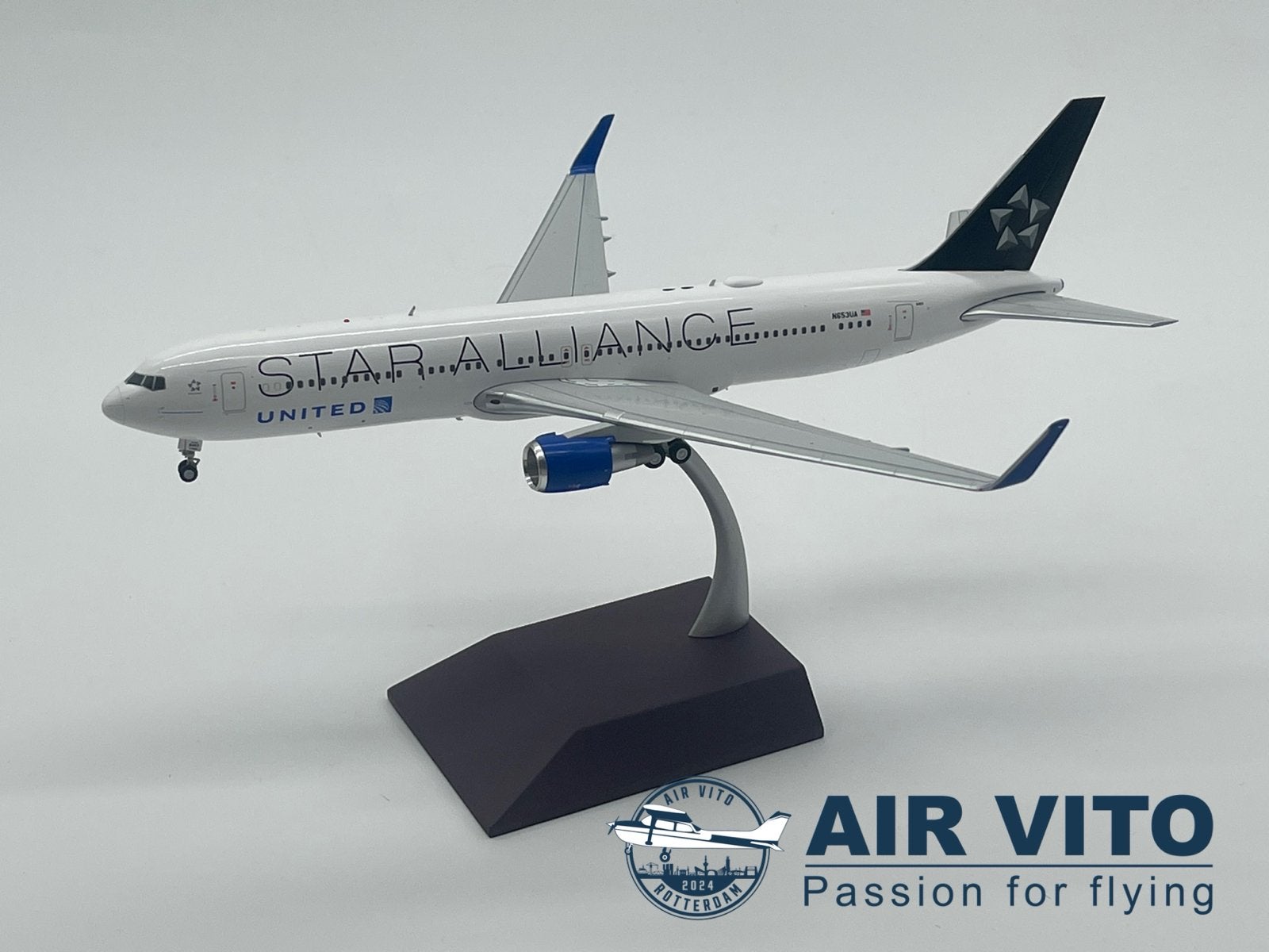 Boeing 767-300ER United Airlines "Star Alliance" N653UA, 2992jb, Schaalmodel, Nieuw, Ophalen of Verzenden