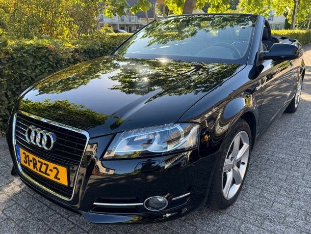 Audi A3 Cabrio S-Line, 2e eig. 57.000 km, Auto's, Audi, 125 pk, 4 cilinders, Cabriolet, 4 stoelen