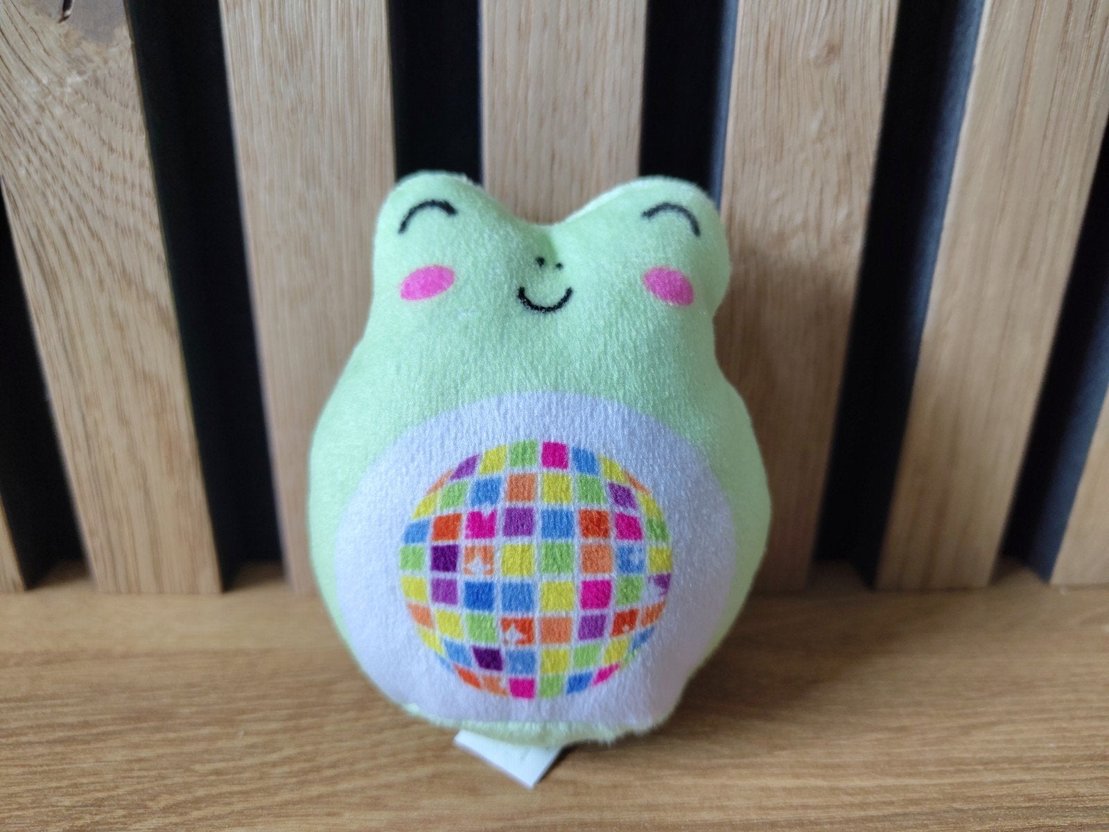 Leuke groene kikker knuffel van 15 cm, Kikker, Groen, Ophalen of Verzenden, Zo goed als nieuw