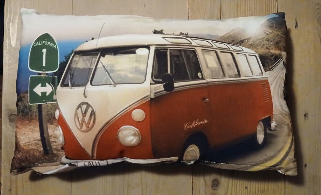2 VW kussens / Volkswagen kussens, Ophalen, Zo goed als nieuw, Overige kleuren, Vierkant