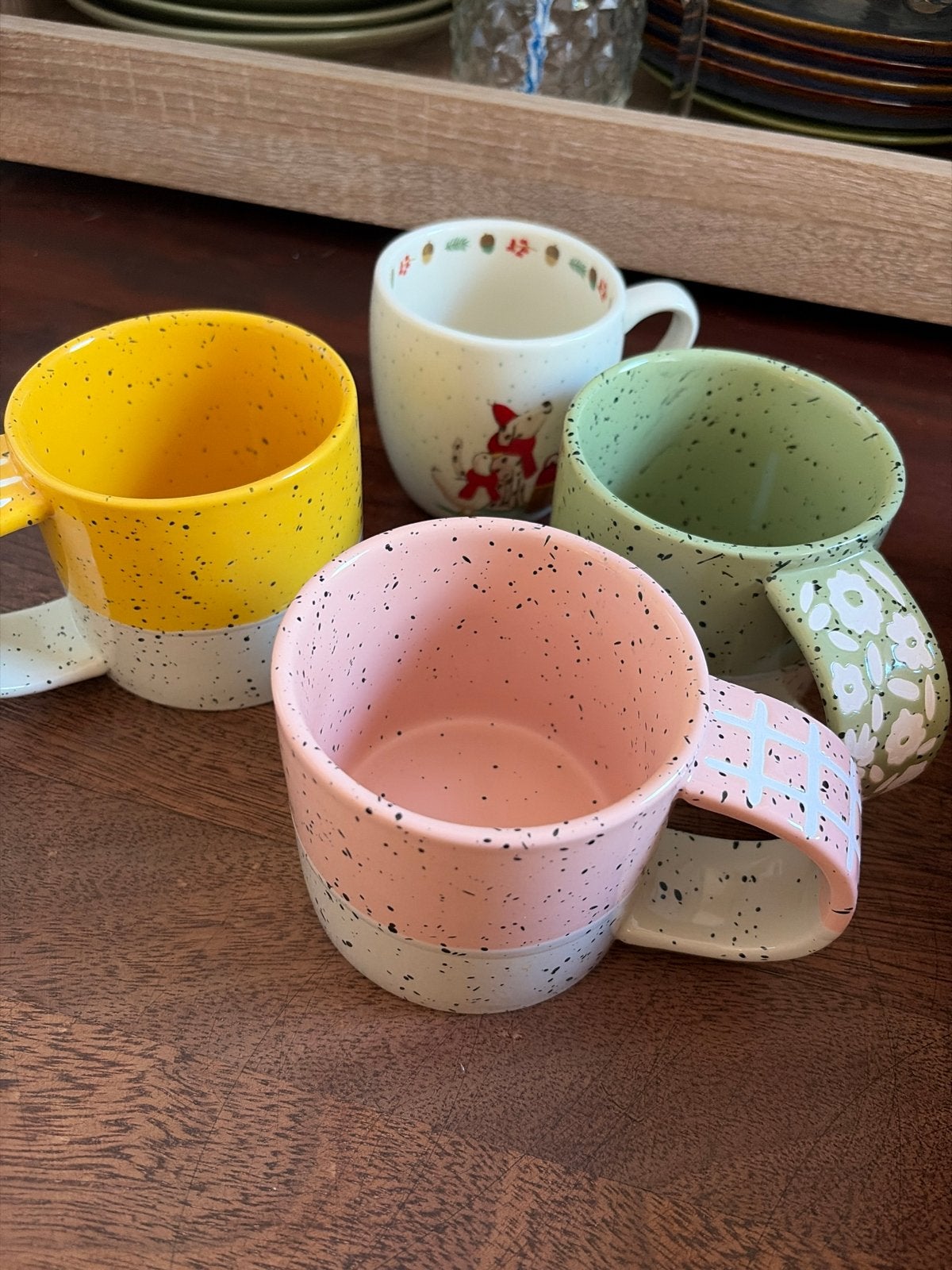 4 tea mugs, Nieuw, Ophalen of Verzenden, Overige stijlen, Kop(pen) en/of Schotel(s)
