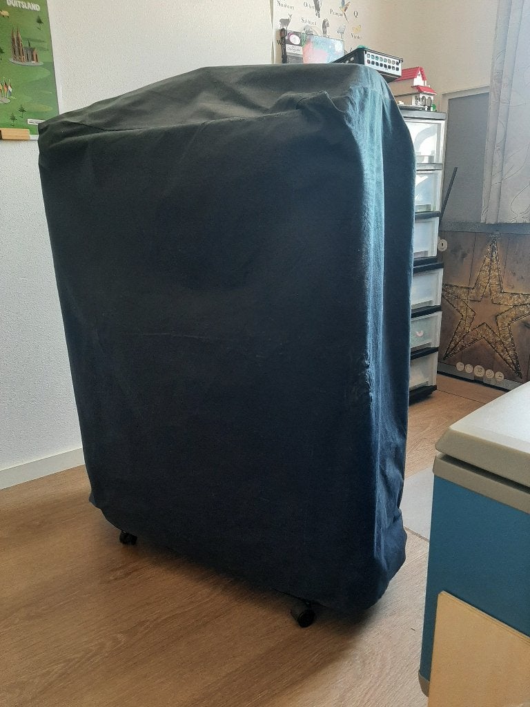 opklap bed, Huis en Inrichting, Ophalen, Eenpersoons, Blauw, 190 cm of minder
