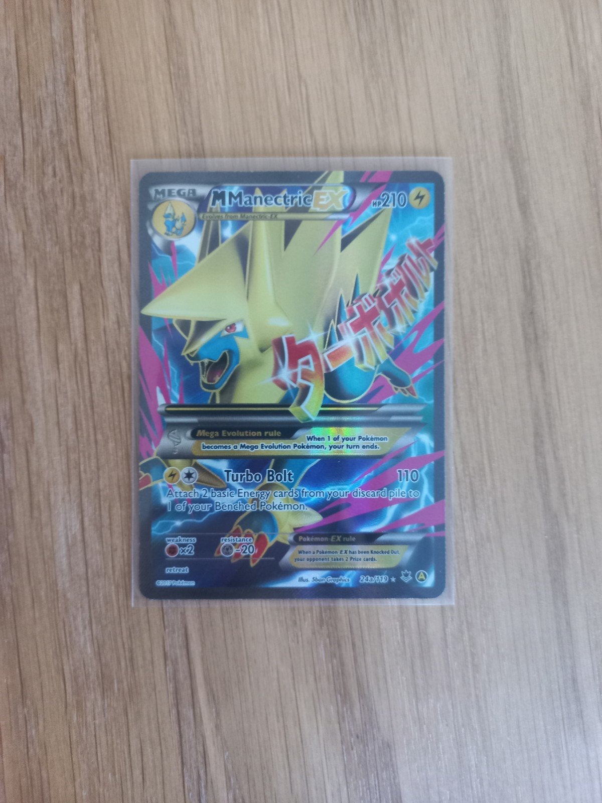 Pokémon M Manectric EX Kaart - XY Phantom Forces, Ophalen of Verzenden