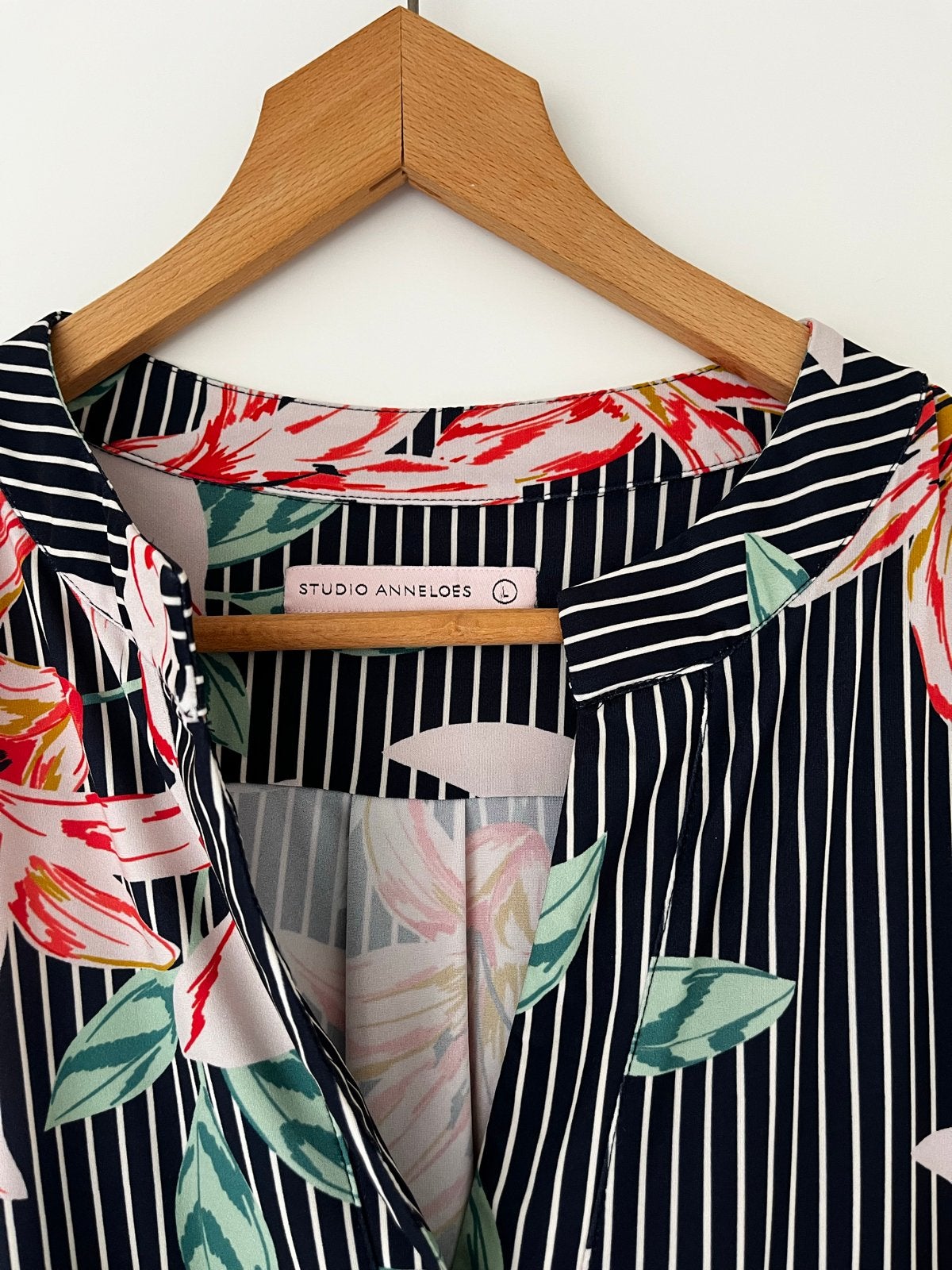 Studio Anneloes lange blouse/tuniek, travelstof, maat L, Ophalen of Verzenden, Zo goed als nieuw, Maat 42/44 (L), Meerkleurig