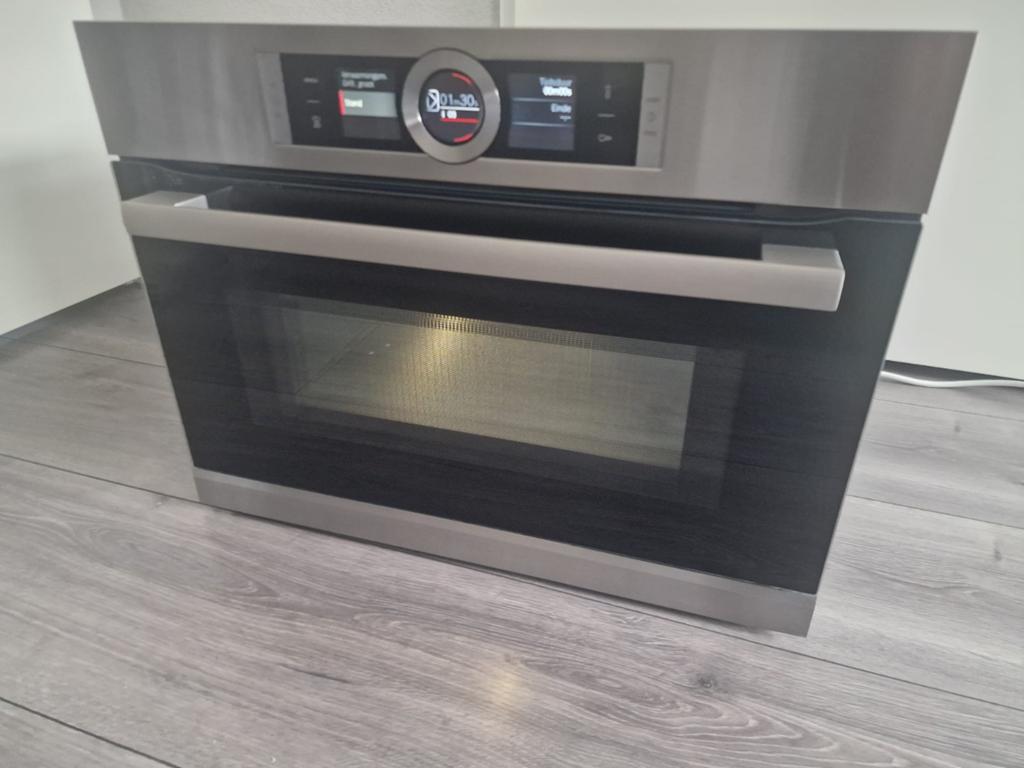 Bosch combi-oven/magnetron, Witgoed en Apparatuur, Ovens, Ophalen, 45 tot 50 cm, Bosch, Zo goed als nieuw