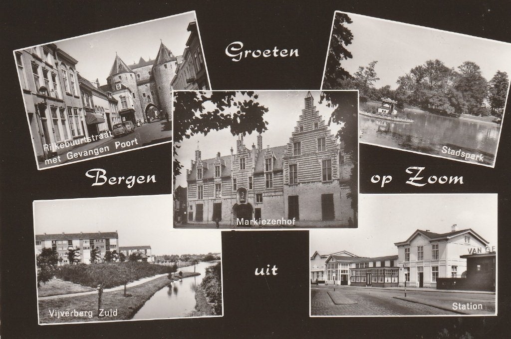 Bergen op Zoom, Ophalen of Verzenden, 1940 tot 1960, Ongelopen, Noord-Brabant