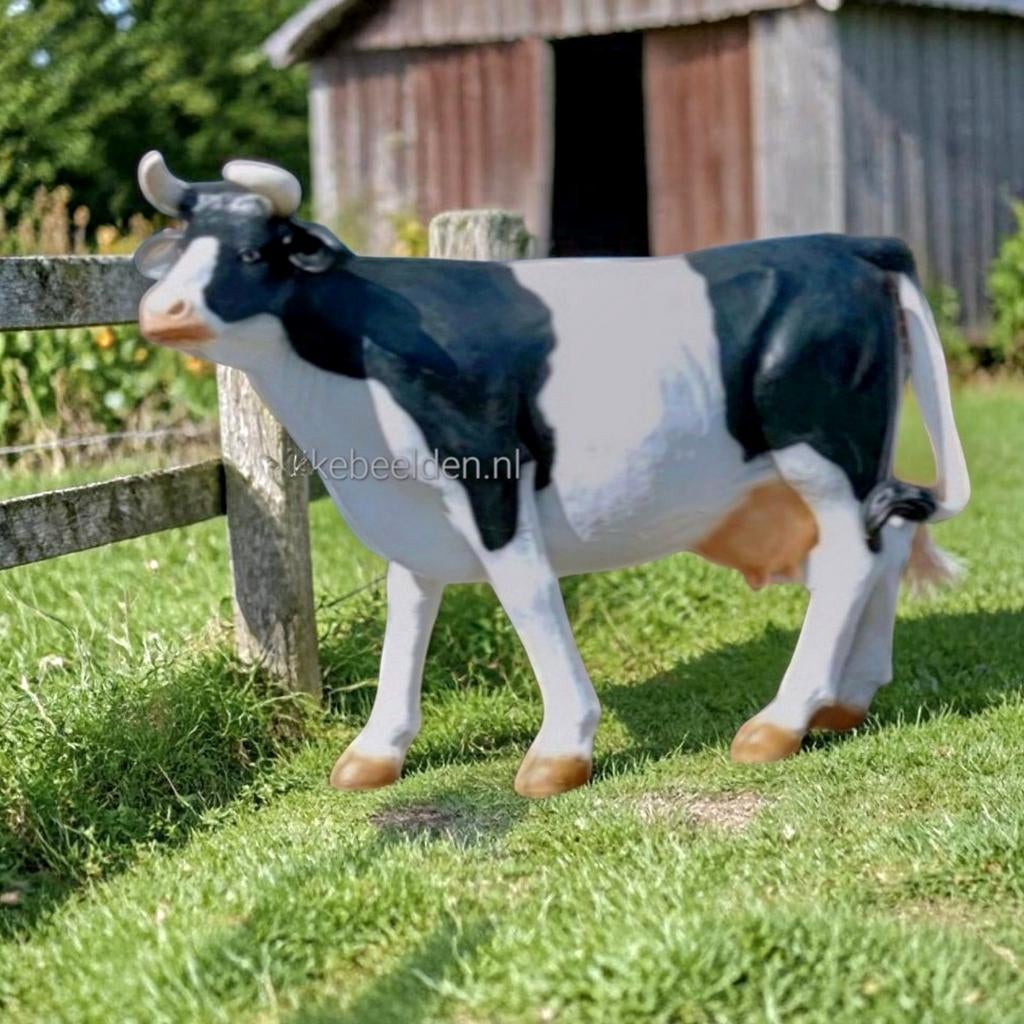 Koe beeld, polyester geit, varken, lammetje, kalf beeld, Tuin en Terras, Ophalen, Nieuw, Kunststof, Dierenbeeld