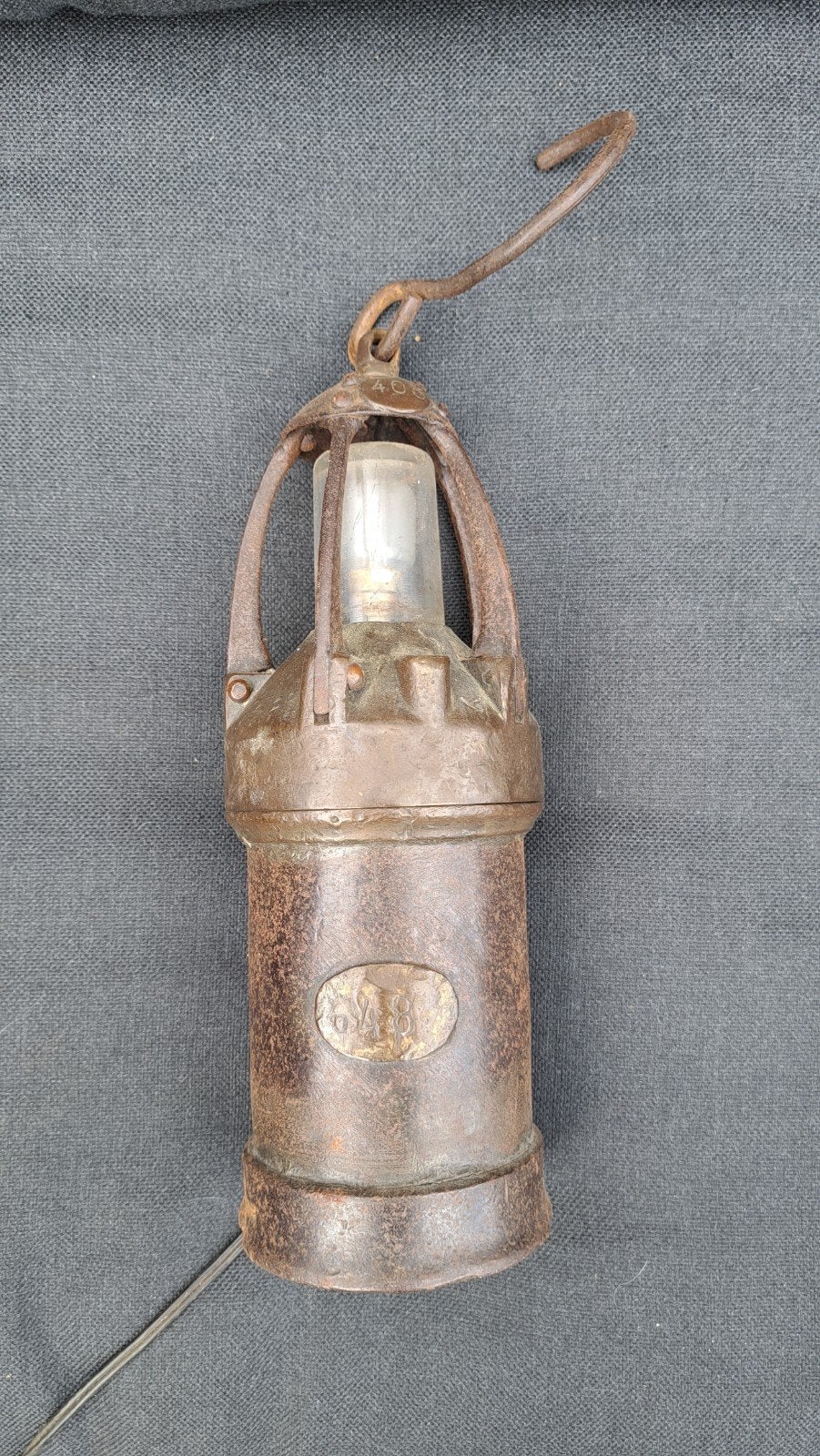 Set van 2 Antieke Mijnwerkerslampen - Decoratieve Stukken, Ophalen of Verzenden