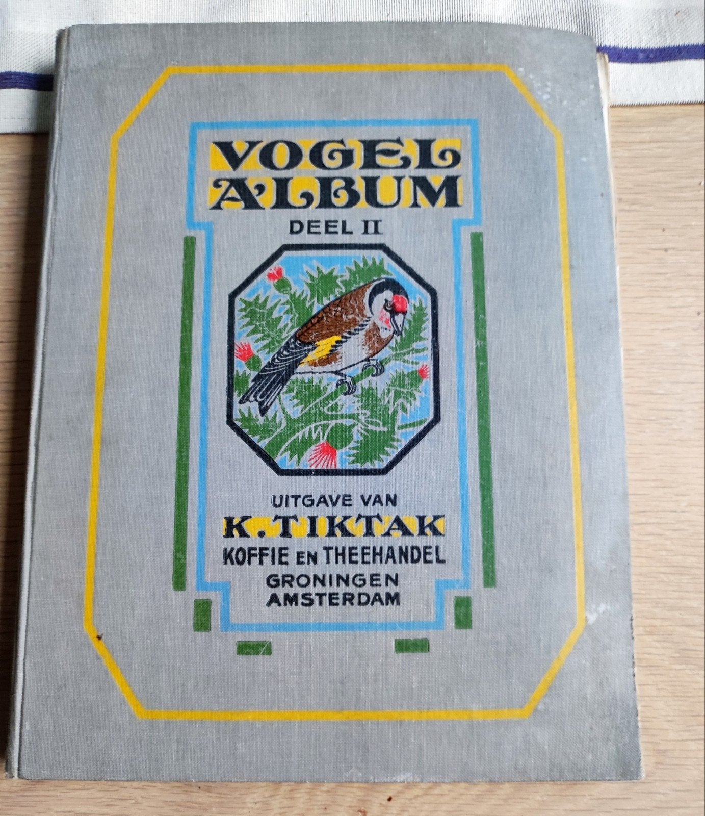 Vogel Album Deel II - K. Tiktak Koffie en Theehandel, Ophalen of Verzenden, Gelezen, Vogels, J. de Jonge