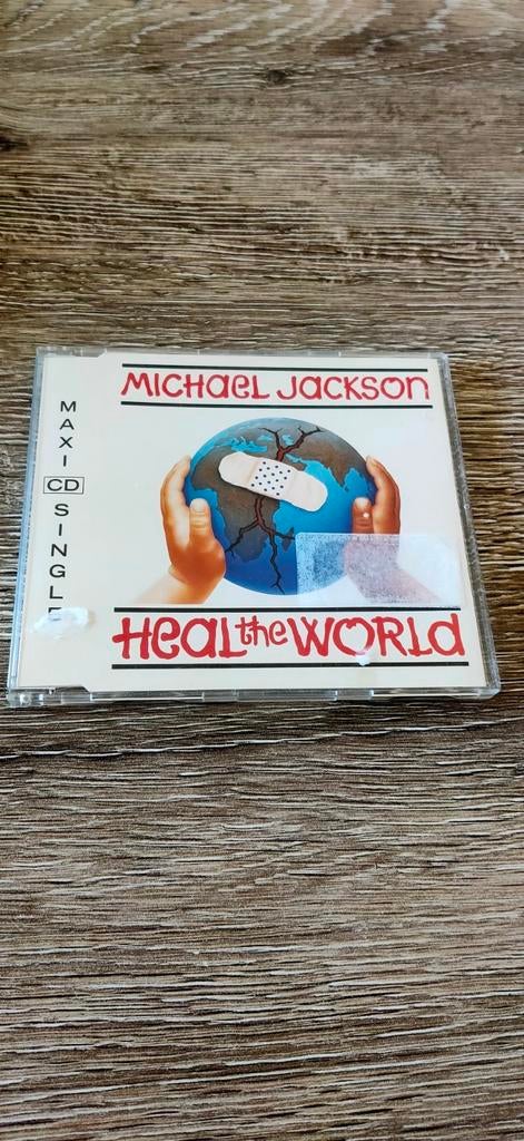 Popmuziek Maxi Single CD - Michael Jackson - Heal The World, 6 singles of meer, Ophalen of Verzenden, Zo goed als nieuw