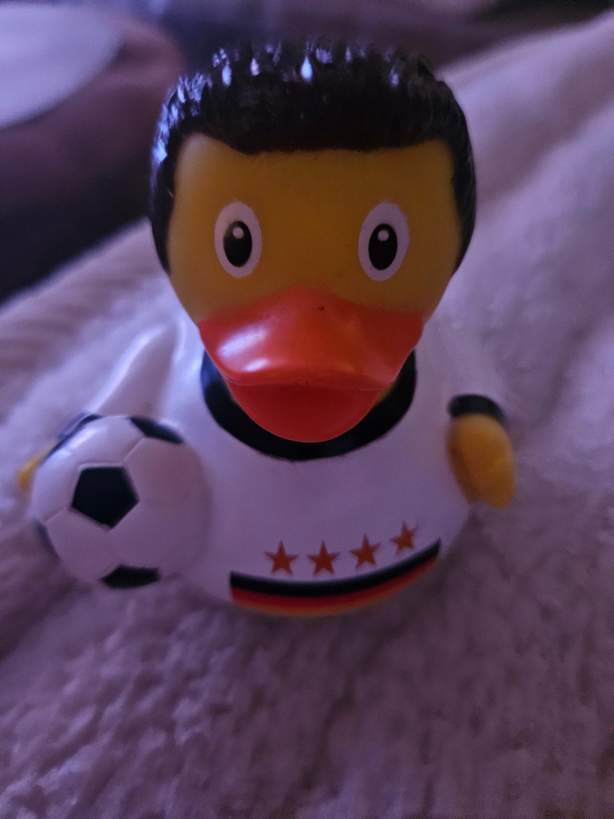 Badeend voetballer Duitsland, Ophalen of Verzenden, Zo goed als nieuw, Jongen of Meisje