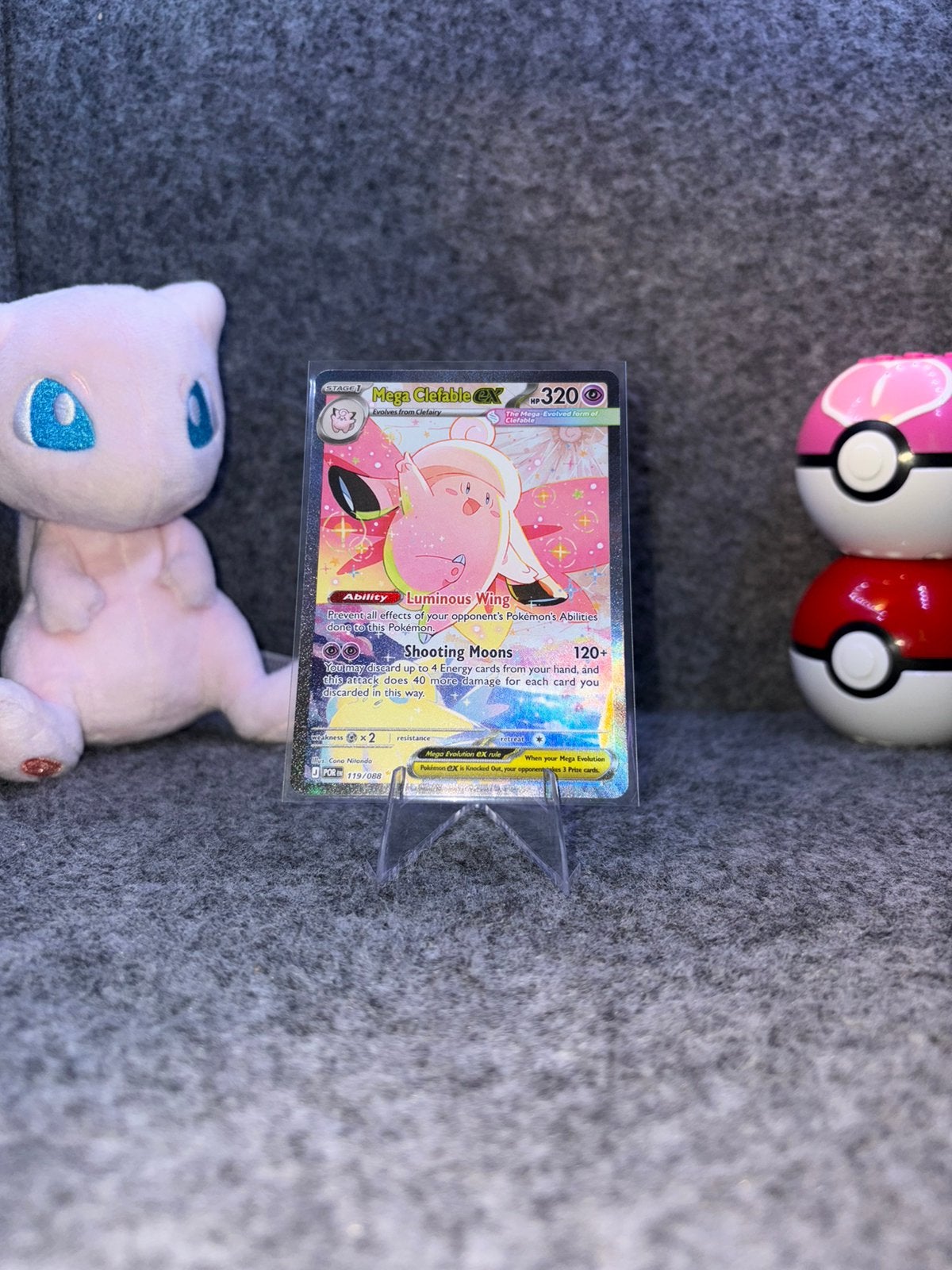 Mega clefable ex - POR 119 - NM, Ophalen of Verzenden, Zo goed als nieuw