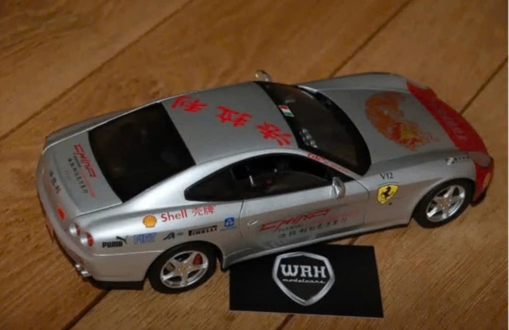 1:18 FERRARI 612 SCAGLIETTI China Tour Hotwheels elite WRH, Hobby en Vrije tijd, Verzenden, Zo goed als nieuw, Auto, Hot Wheels