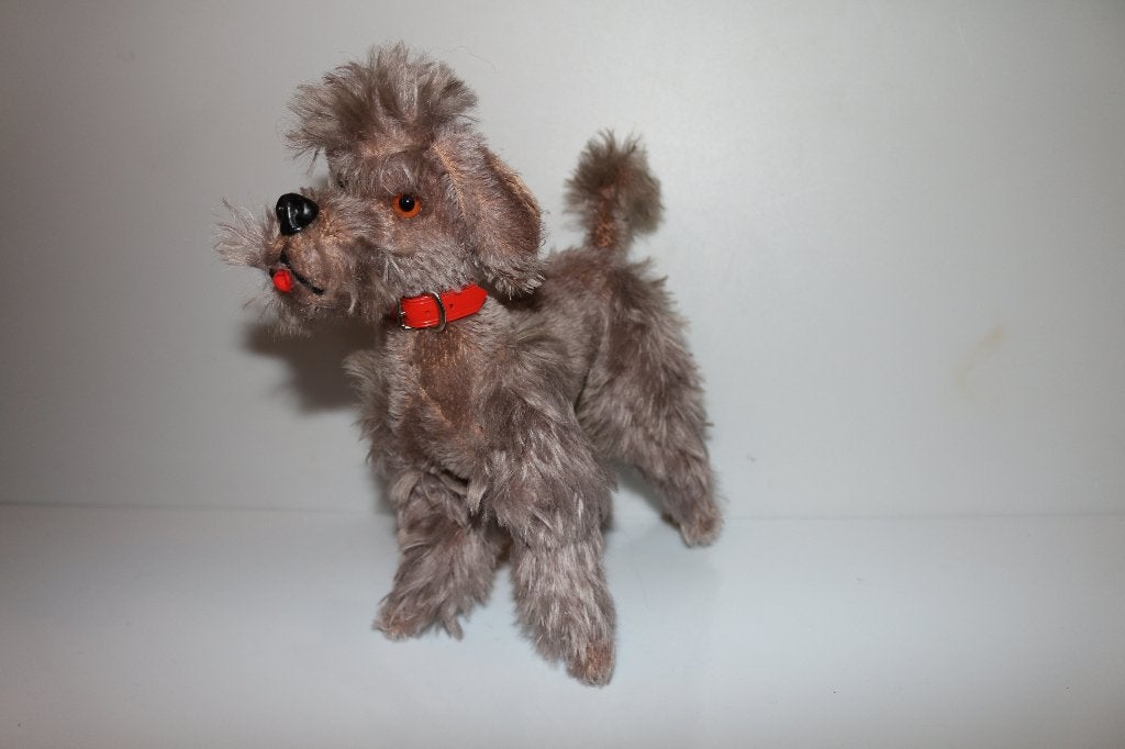 Schuco Schnauzer poodle poedel hond vintage collectors item, Ophalen of Verzenden, Gebruikt, Stoffen beer, Overige merken