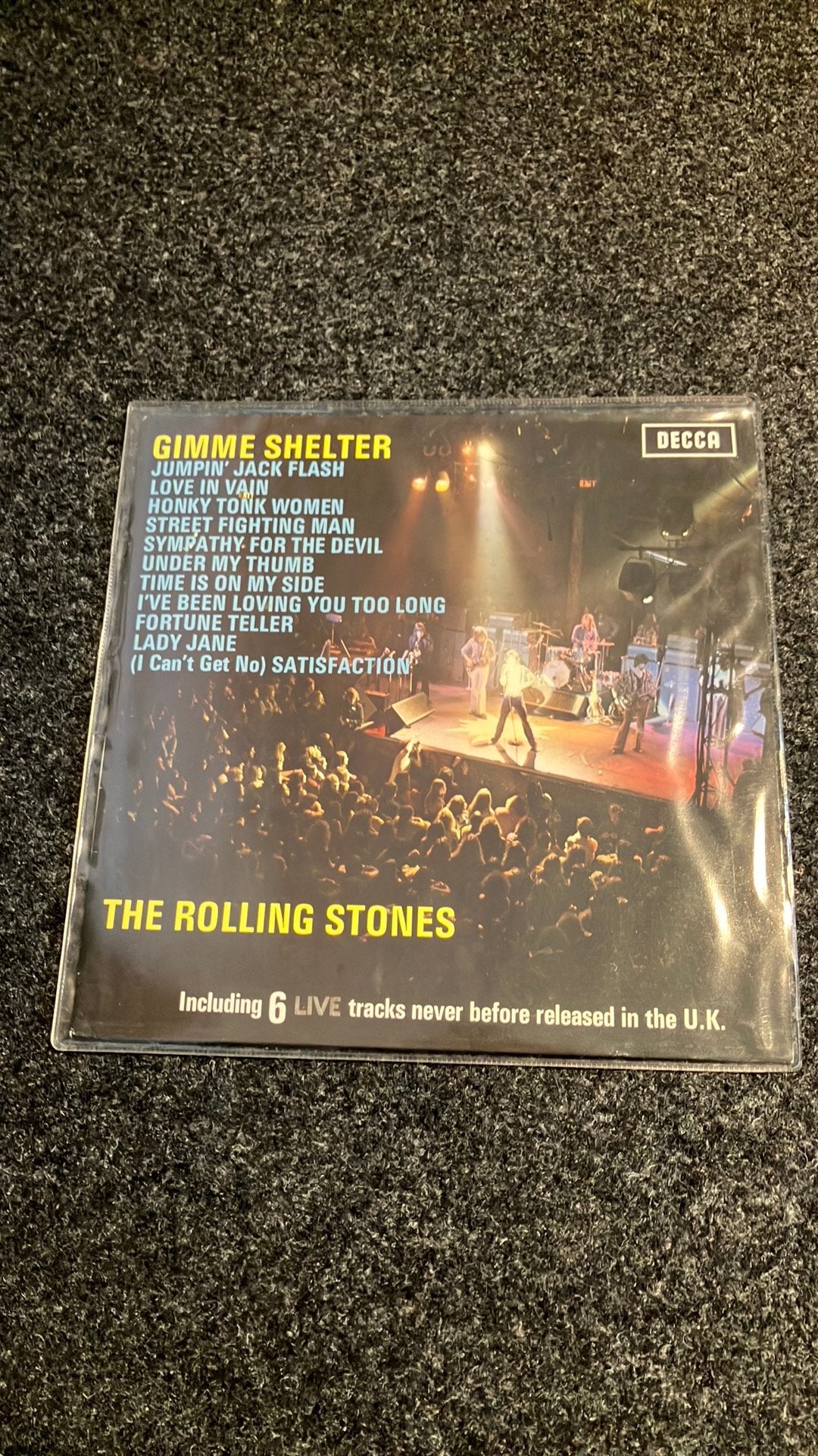 Ginne Shelter Rolling Stones LP, Ophalen, Zo goed als nieuw, 12 inch, Poprock
