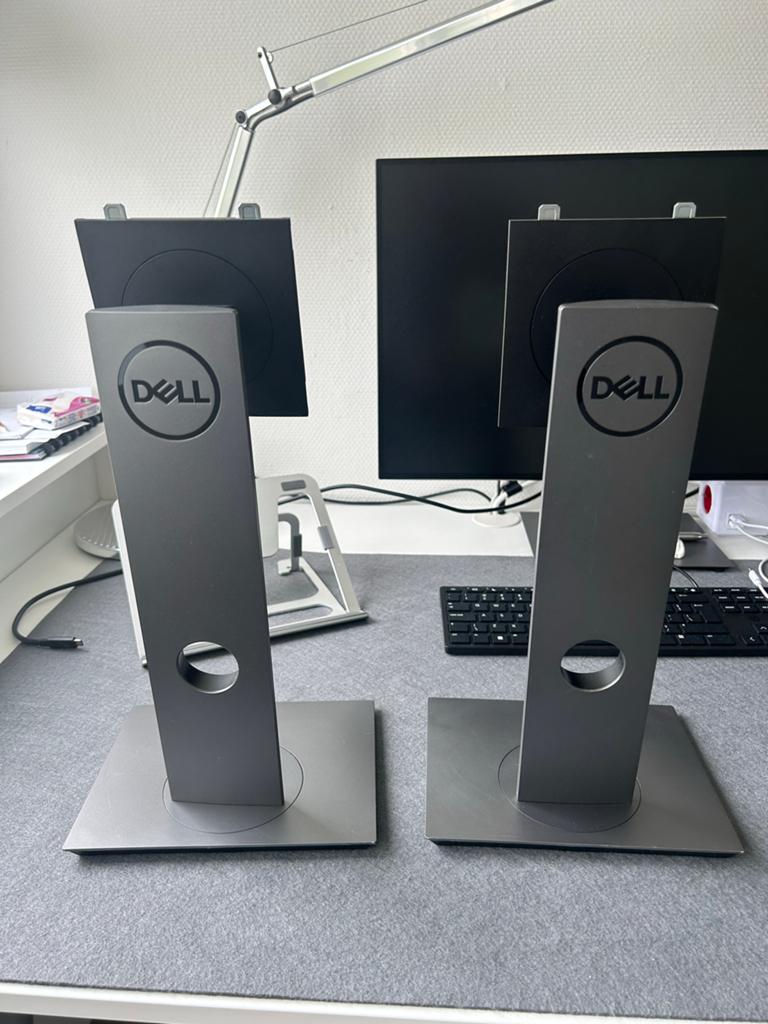 Dell monitorstandaard (2 stuks) - Niet voor 27 inch, Ophalen of Verzenden, Zo goed als nieuw