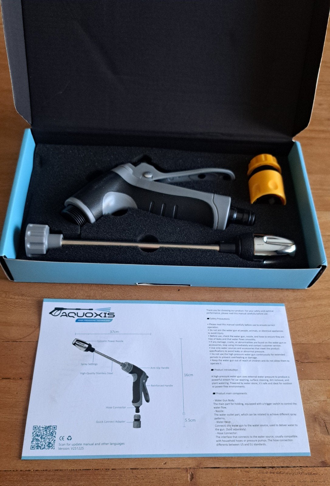 💧KRACHTIG HOGEDRUK PISTOOL WATERJET VOOR OP TUINSLANG, Tuin en Terras, Hogedrukreinigers, Nieuw, Ophalen of Verzenden
