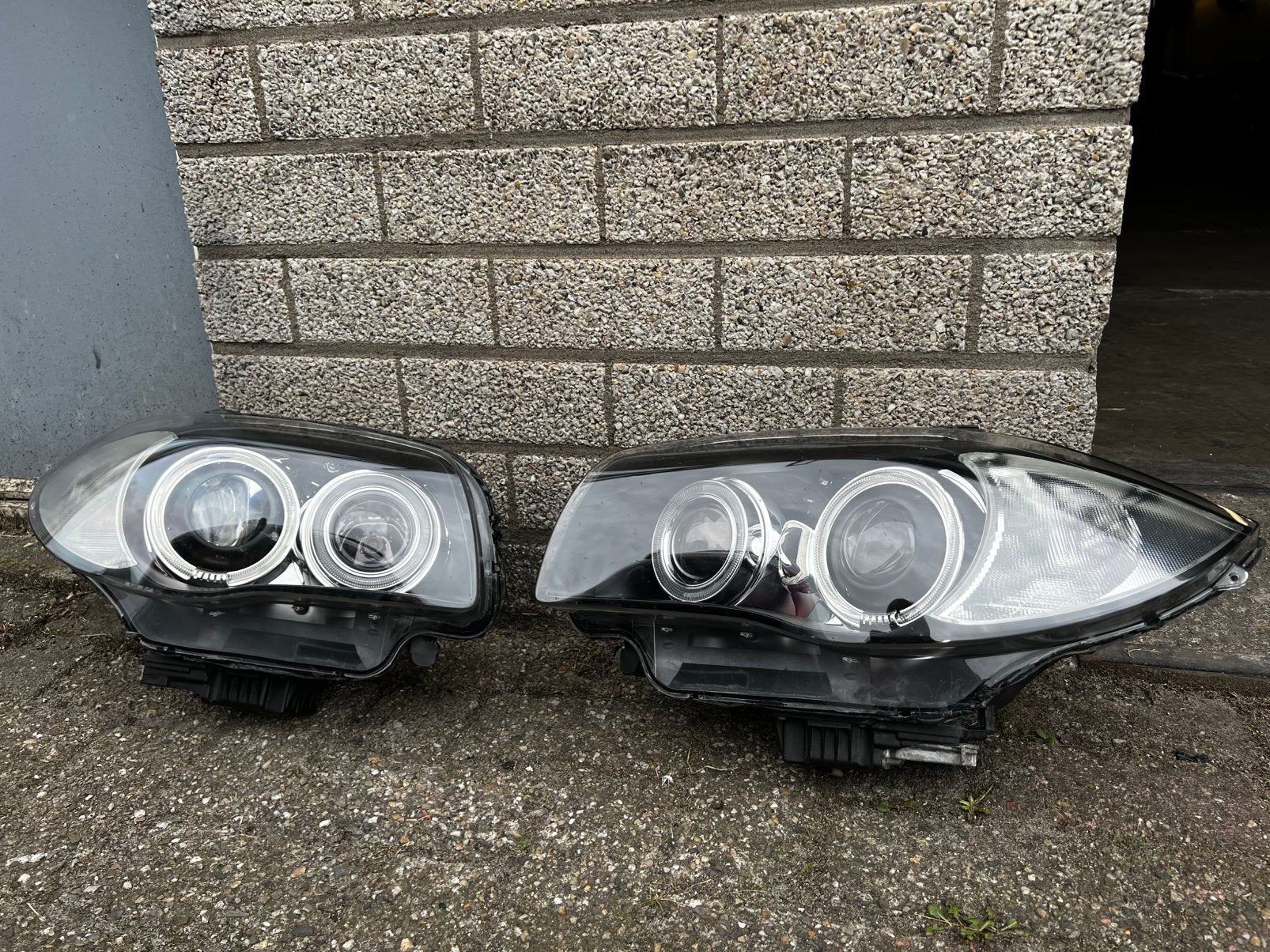 BMW 1 Serie E81 E82 E87 E88 Xenon Koplampen L+R Valeo, Ophalen, Gebruikt, BMW