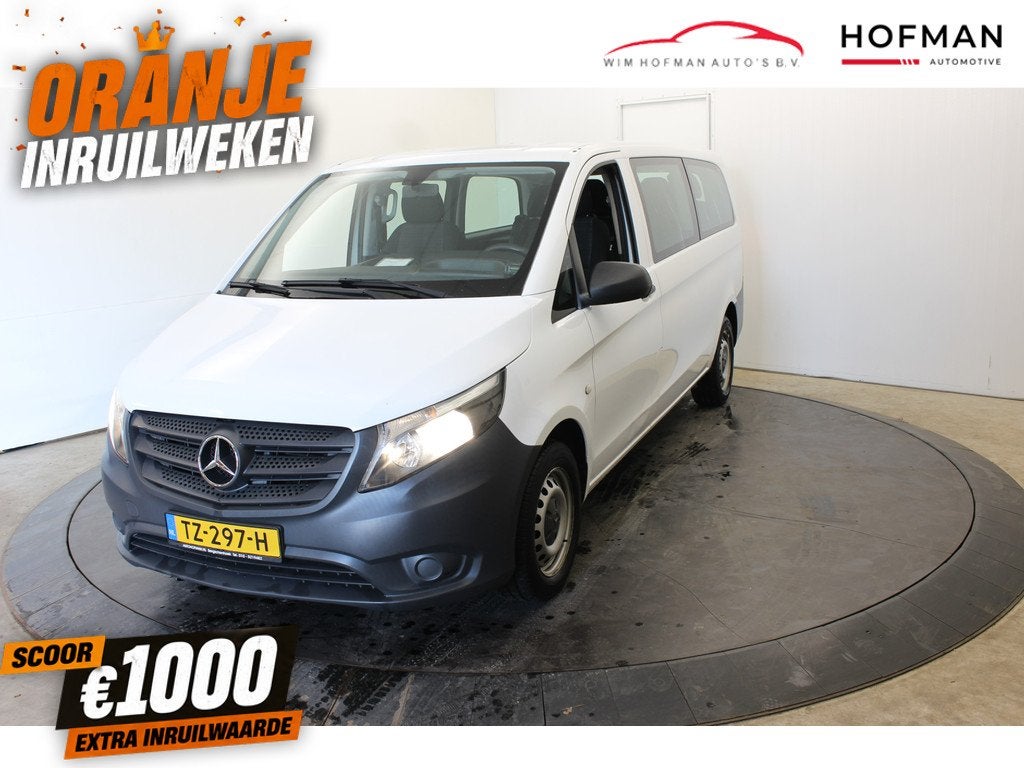 Mercedes-Benz Vito Tourer 109 BT Extra Lang 9 Pers 2+2+2+3, Auto's, Mercedes-Benz, Voorwielaandrijving, Gebruikt, 255 €/maand