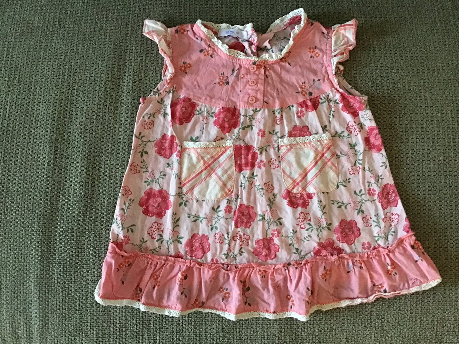 Jurkje, Kinderen en Baby's, Babykleding | Maat 74, Ophalen of Verzenden, Zo goed als nieuw, Meisje, Jurkje of Rokje