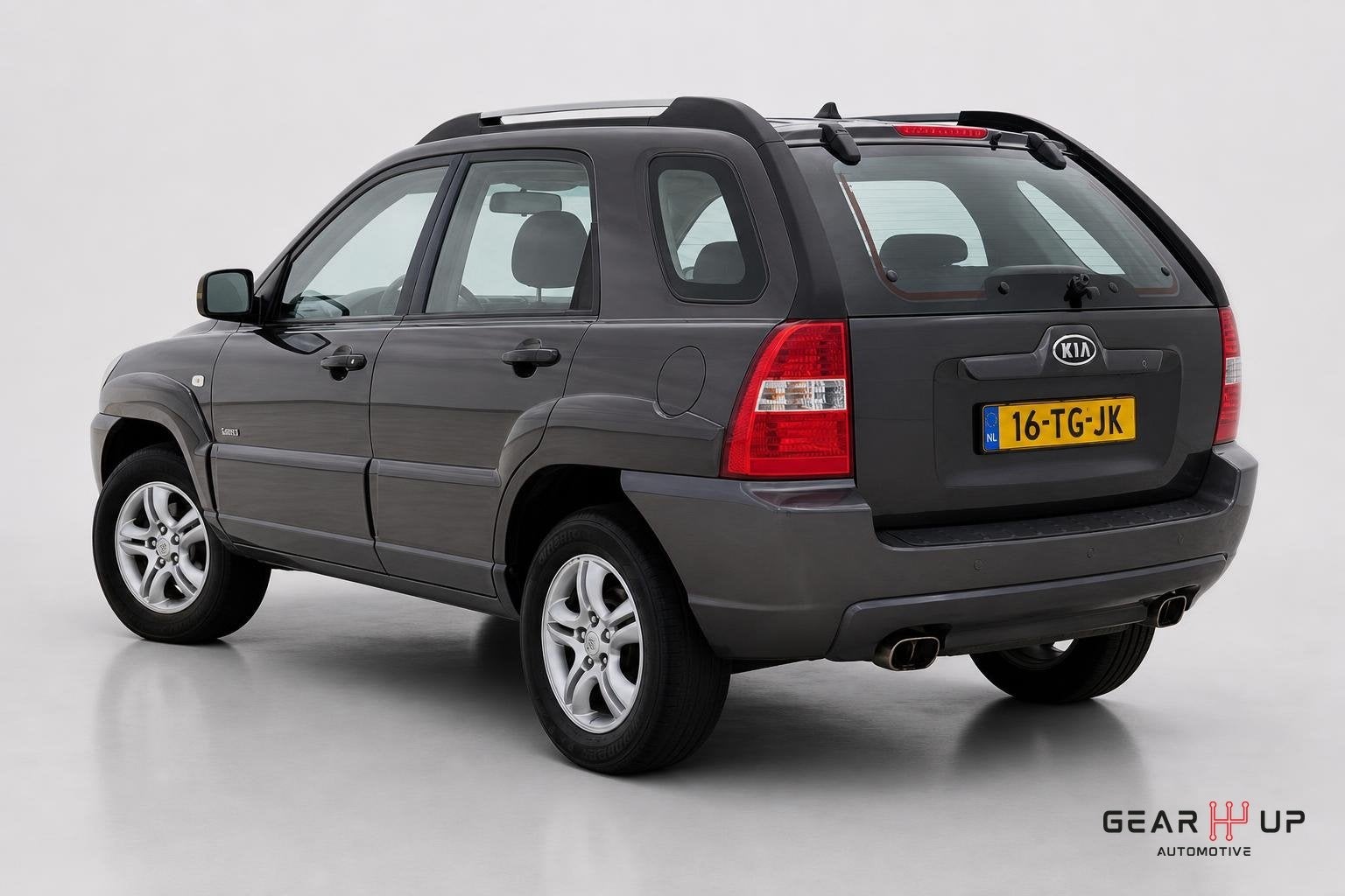 Kia Sportage 2.7 V6 Adventure 4WD CLIMA|LEER|CRUISE|LM|NAP|, Auto's, Kia, Automaat, Gebruikt, Bruin, 2656 cc