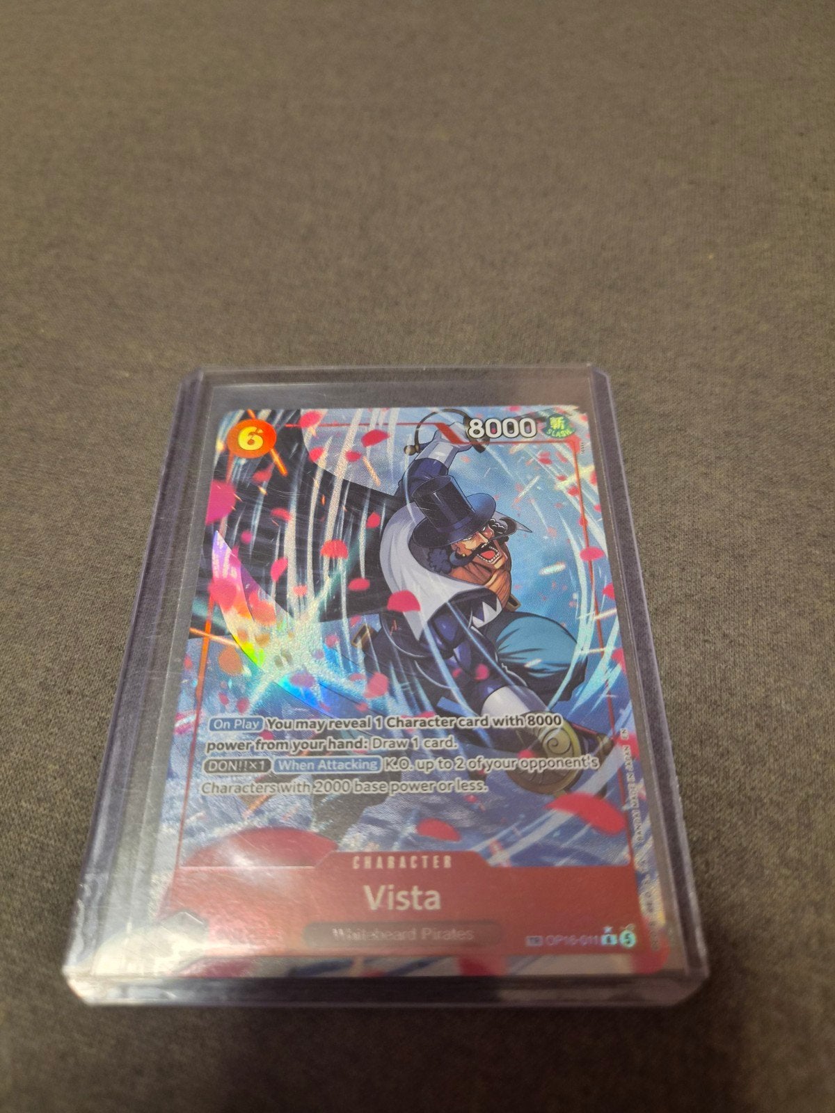 One Piece Card Game - Vista (8000 Power) - OP16-011 R, Hobby en Vrije tijd, Verzamelkaartspellen | Overige, Ophalen of Verzenden