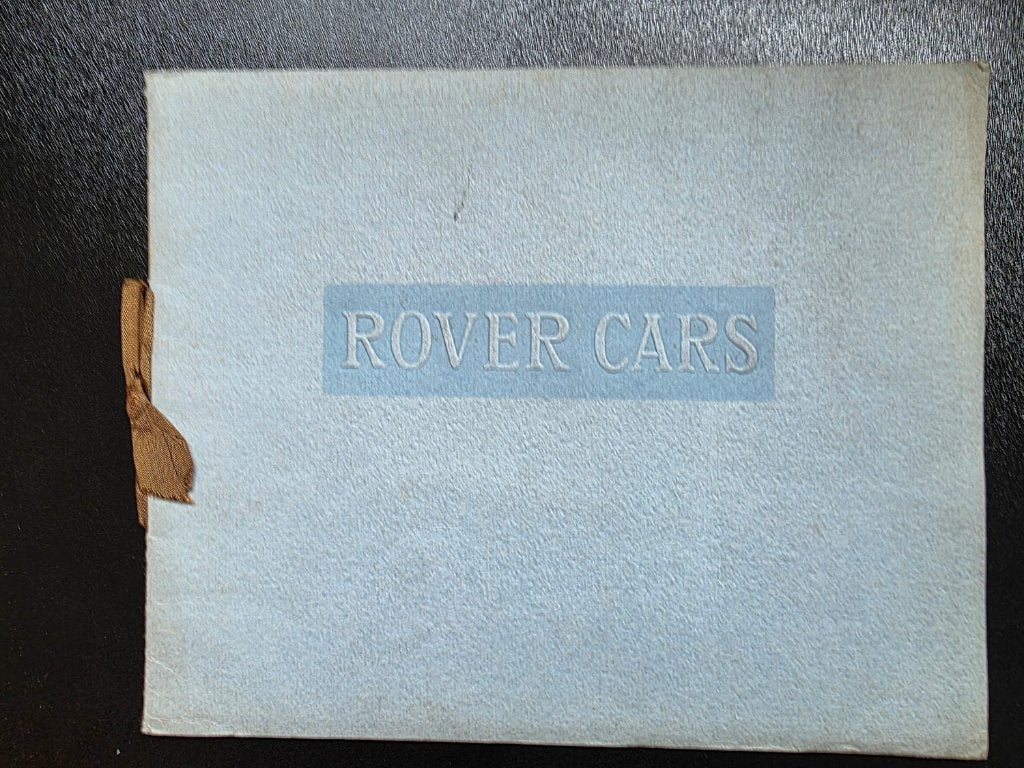 Rover cars folder 1929, Ophalen, Nieuw, Rover, Overige merken