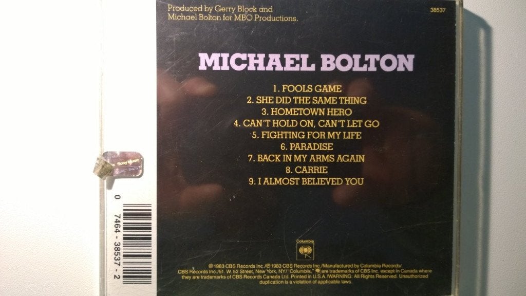 Michael Bolton - Michael Bolton, Ophalen of Verzenden, Zo goed als nieuw, Pop, Album