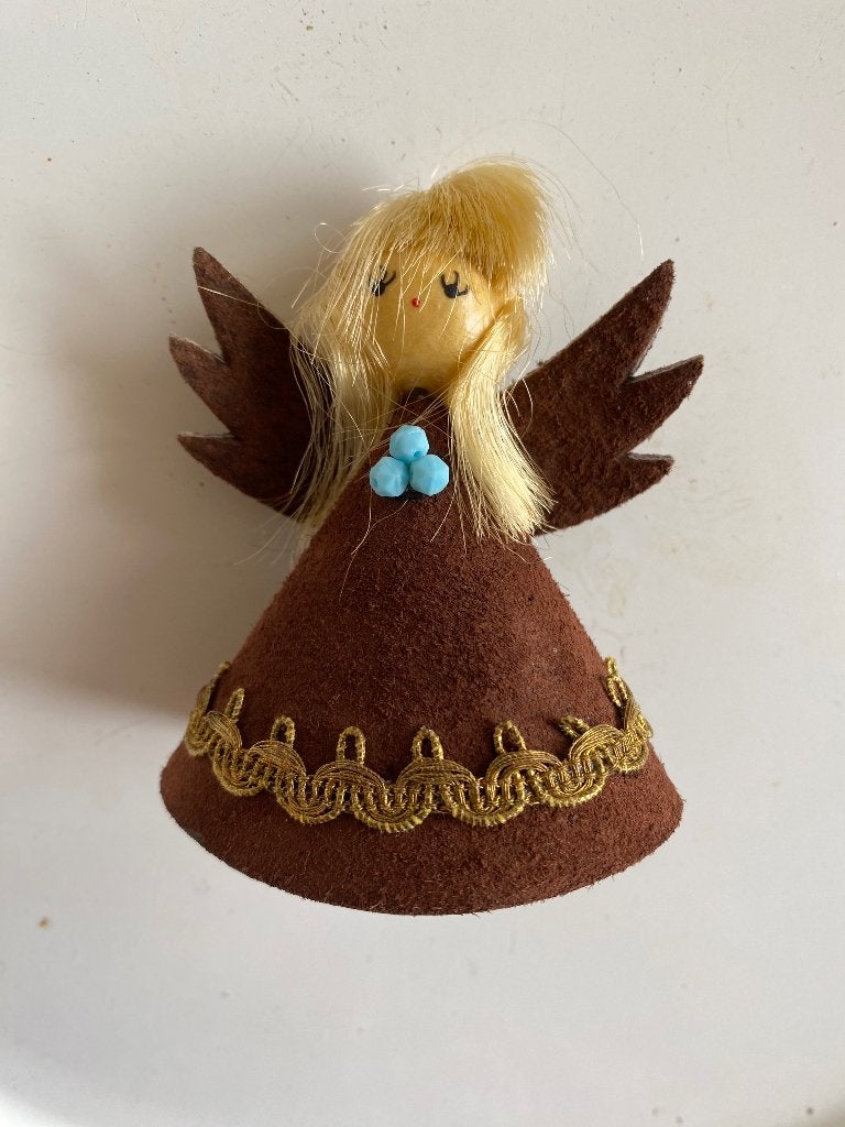 Vintage Kerst Engel flas haar zgan rookvrij huis Zgan!, Ophalen of Verzenden, Zo goed als nieuw