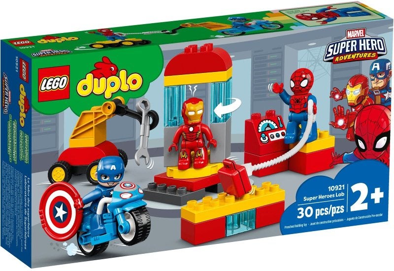 Lego Duplo set 10921 Super Heroes Lab, Kinderen en Baby's, Speelgoed | Duplo en Lego, Overige thema's, Nieuw, Ophalen of Verzenden