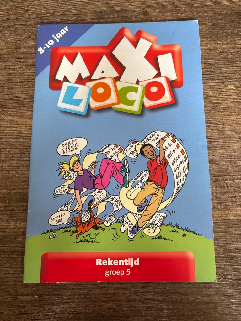 Maxi Loco Rekentijd Groep 5 (8-10 jaar), Ophalen of Verzenden