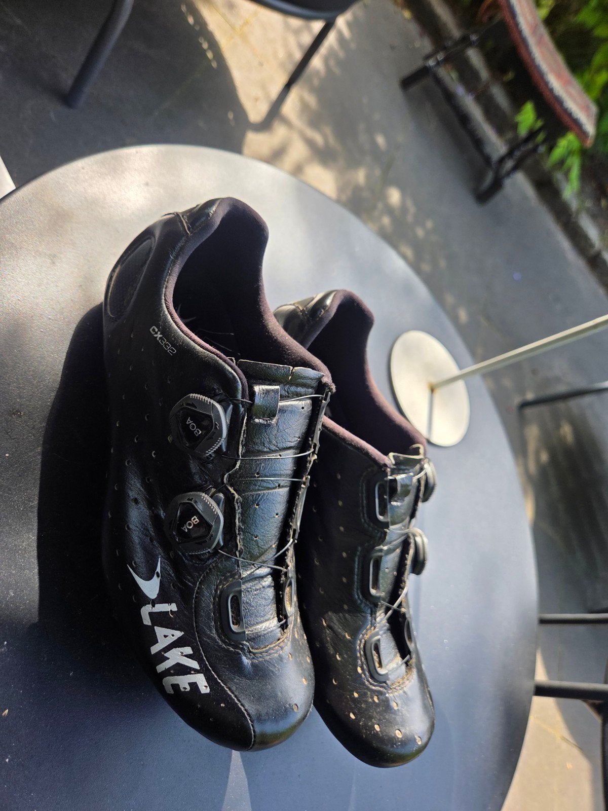 Lake CX332 fietsschoenen maat 45 met carbon zool, Overige merken, Gebruikt, Meer dan 20 versnellingen, Minder dan 49 cm