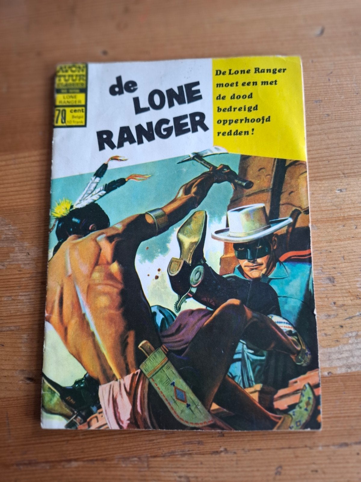 Stripverhaal The Lone Ranger uit 1975, Eén stripboek, Ophalen of Verzenden, Gelezen