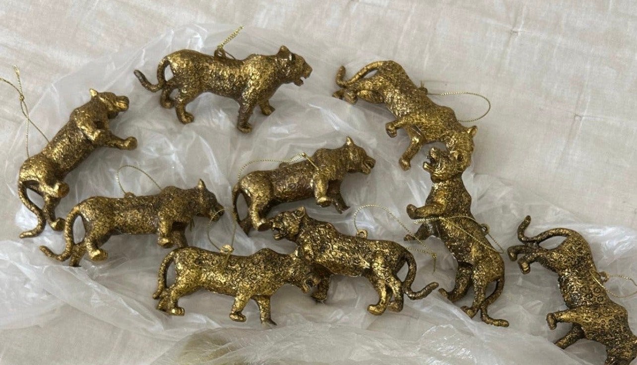 9 panter ( kerstboom) hangers, Ophalen of Verzenden, Zo goed als nieuw