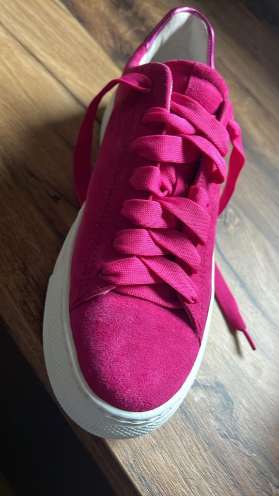 Gabor roze suède sneakers, maat 38, Ophalen, Gabor, Nieuw, Sneakers of Gympen