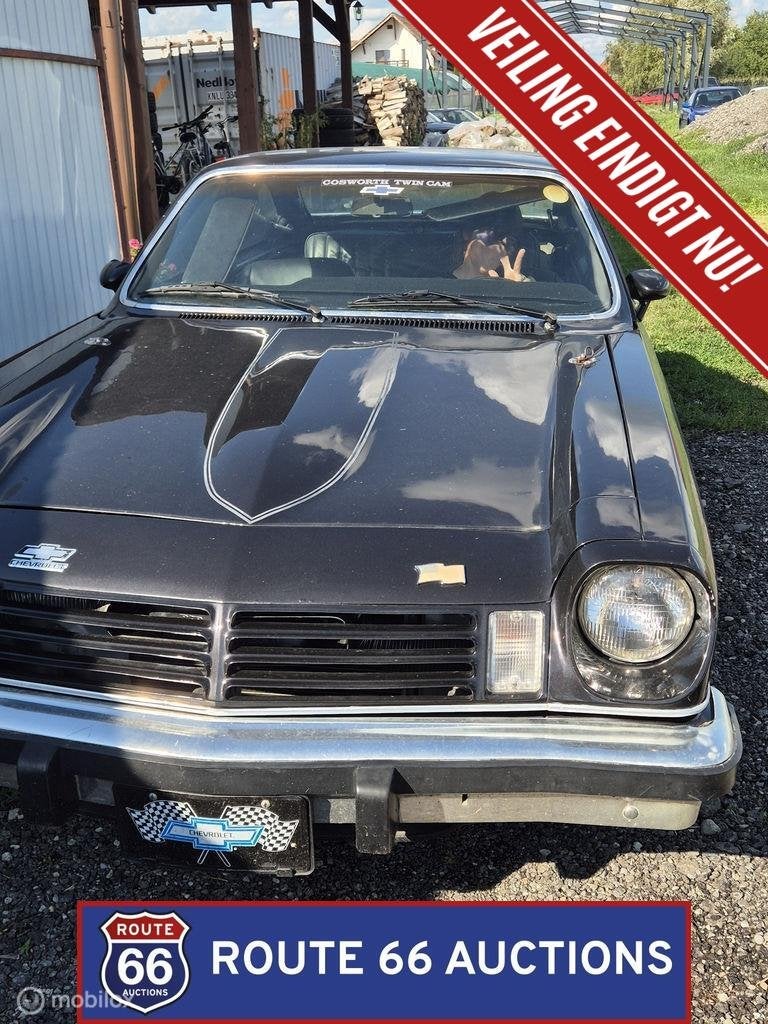 Chevrolet Cosworth Vega | 1975 | Route 66 Auctions, Auto's, Overige carrosserieën, Chevrolet, Zwart, Bedrijf