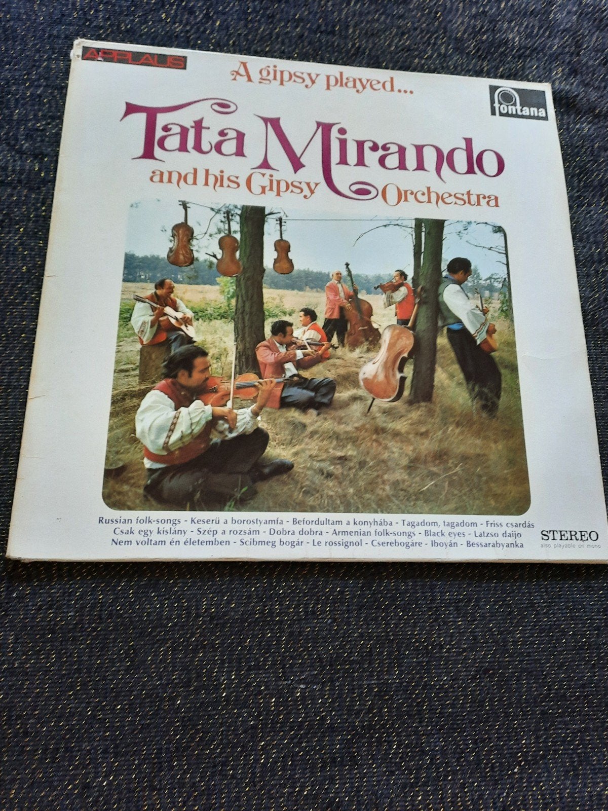 Tata Mirando and his Gipsy Orchestra - A Gipsy Played LP, LP, Gebruikt, Overige genres, Ophalen of Verzenden