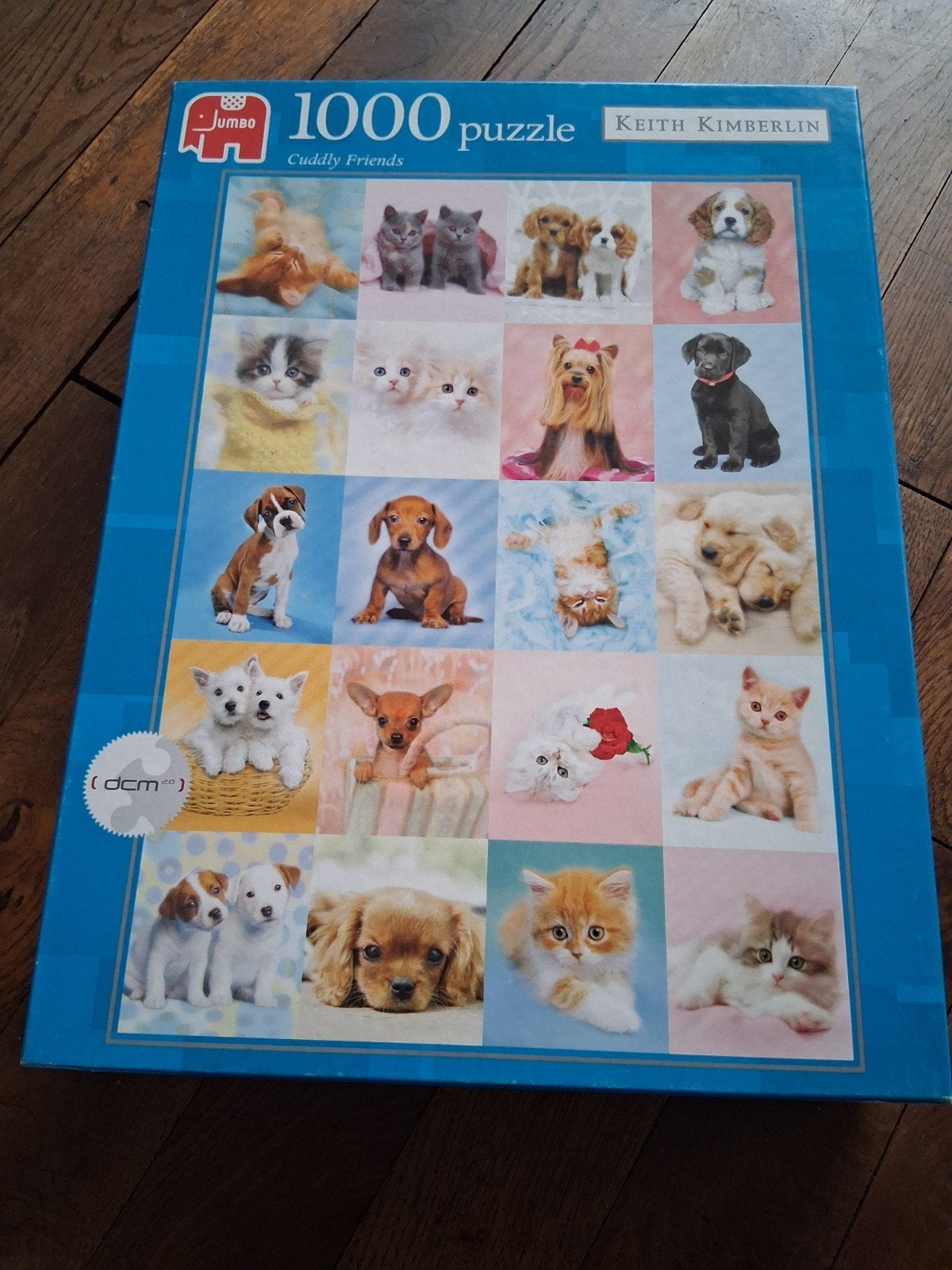 Jumbopuzzel, honden en katten, Ophalen, 500 t/m 1500 stukjes, Zo goed als nieuw