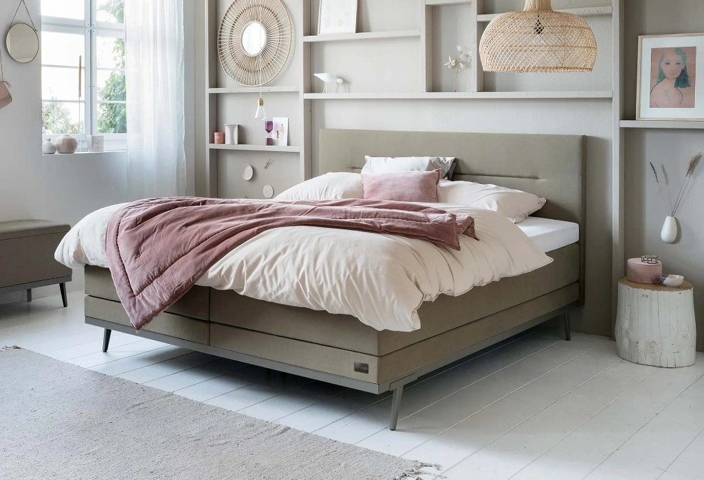 Boxspring Lifestyle - swiss sense - excellent condition, Ophalen, Tweepersoons, Zo goed als nieuw, 180 cm