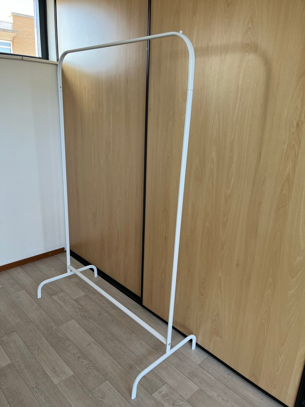 IKEA Mulig Kledingrek Wit - 99x152 cm, Ophalen, Zo goed als nieuw